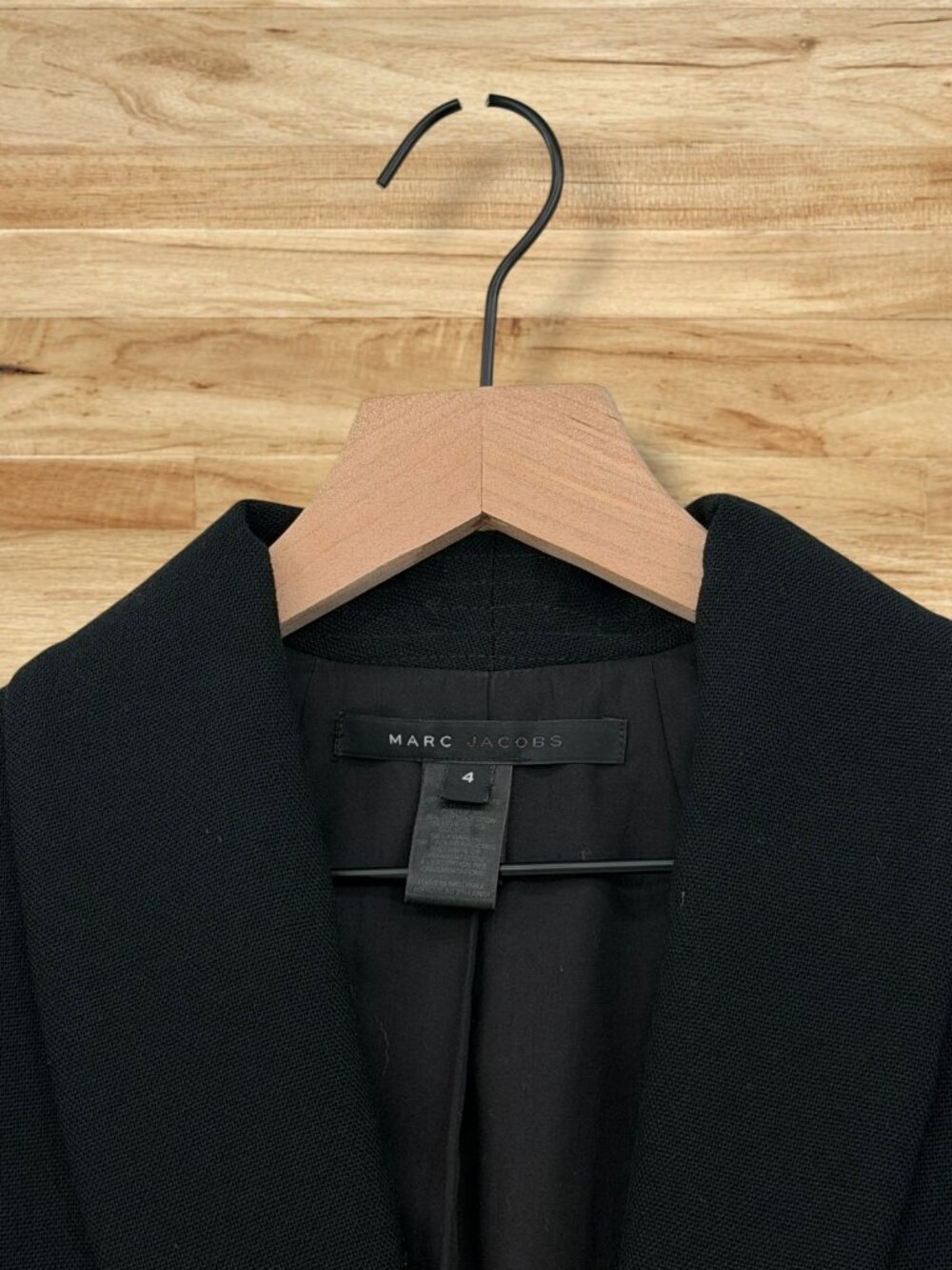 Marc Jacobs‎ Wool Blazer with Silver Hook Closures 4 - Picture 2 of 7